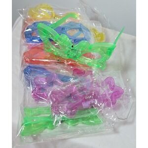 12 Multicolor LED Light-Up Costume Party Novelty Glasses - MultiShapes